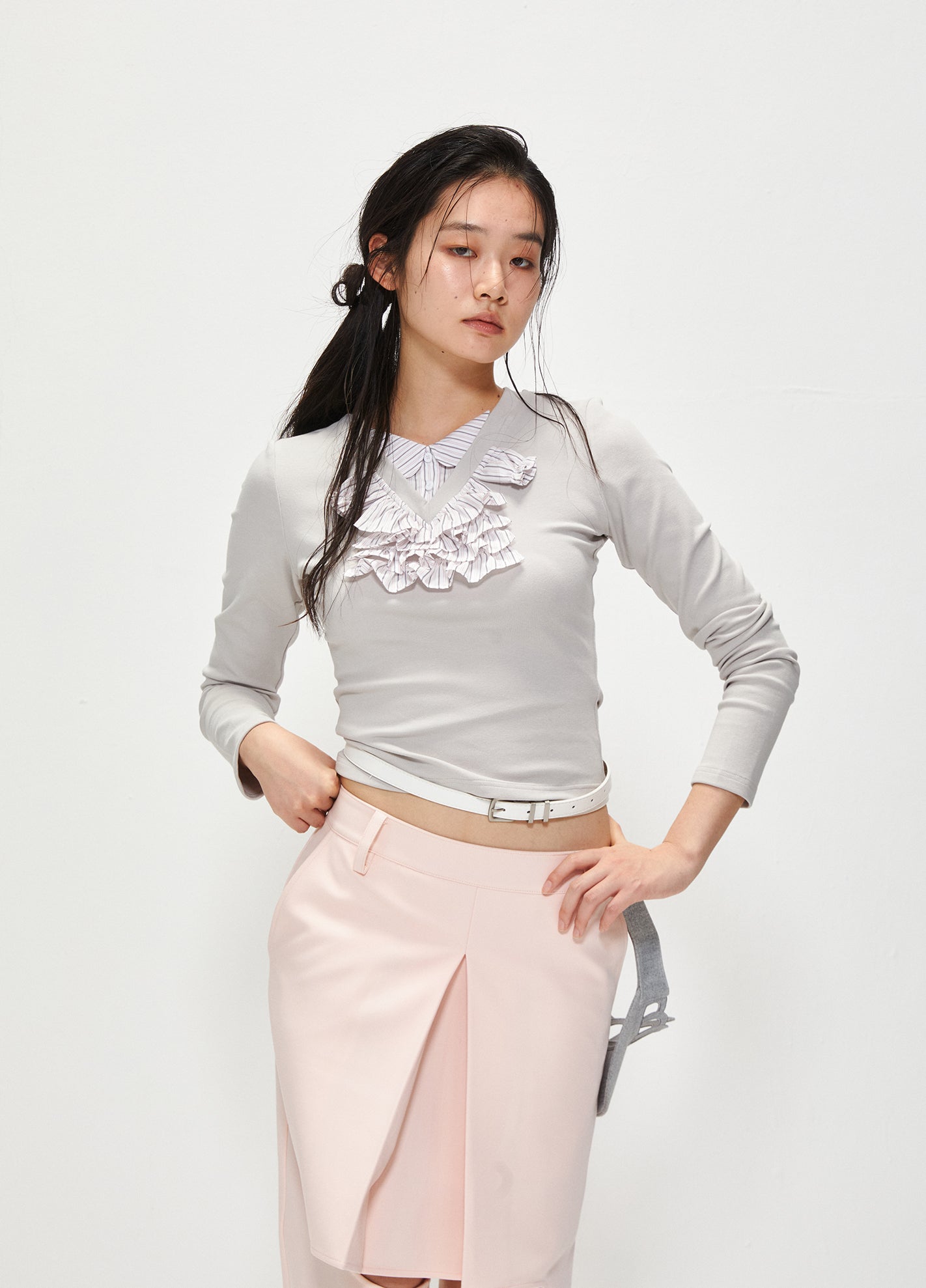 Creative doll-skirt top