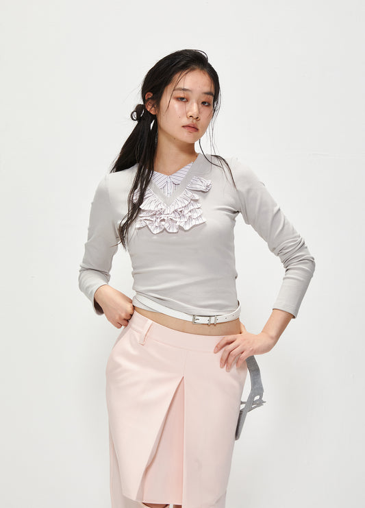 Creative doll-skirt top