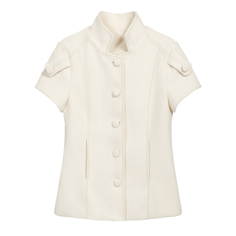 Wing flap woolen top